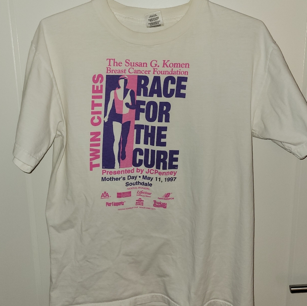 Vintage 1997 Susan G. Koman Race Shirt